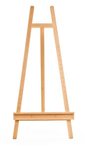 Wood Art Easel For Floor Height Adjustable Shelf Tripod Design Natural Wooden Easel Wood Easel Art Easel