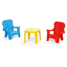 Find sets in a variety of shapes and colours with 2, 4 or 6 chairs. Dolu Toys Childrens Plastic Table And Chairs Set Walmart Com Walmart Com