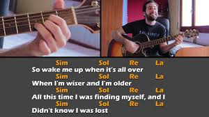 Qui trovi indistintamente le canzoni facili per chitarra elettrica, acustica o classica. Avicii Wake Me Up Tutorial Per Chitarra Acustica Accordi Canzoni Facili Youtube