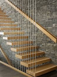 This stair banister makeover is inexpensive and great for a novice diyer. Cantilevered White Oak Specialized Stair Rail