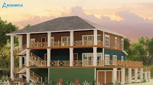 Soothing and tranquil, lake house plans provide appealing indoor and outdoor space in which to relax and enjoy the great outdoors and mother nature. Archimple 5 Bedroom Lake House Plans For Your Vacation