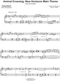 Quality vgm sheet music available for free! Animal Crossing New Horizons Main Theme Sheet Music 18 Arrangements Available Instantly Musicnotes