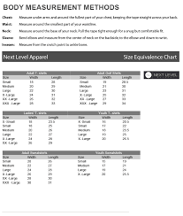 Sizing Charts Amerasport