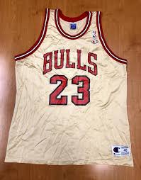Vintage 1998 Michael Jordan Chicago Bulls Champion Gold
