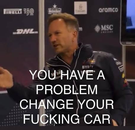 As a McLaren fan, I'd like to leave this advice from Christian Horner.