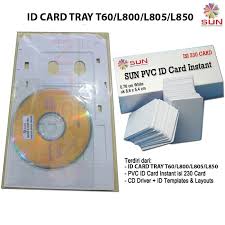 Windows 8.1 (32/64 bit) windows 8 (32/64 bit) windows 7 sp1 (32/64bit) windows vista sp2 (32/64bit). Paket Tray Inkjet Pvc Id Card Instant Epson T60 L800 L805 L850 Pvc 230 Pcs Shopee Indonesia