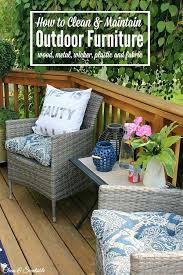 How To Clean Patio Furniture Clean And Scentsible Clean Outdoor Furniture Resin Patio Furniture Patio Furniture Cushions