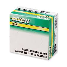 Dixon Star Radial Rubber Band Size 107 0 25lb In 1 Box Rubber