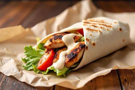 Steaky Grilled Chicken Wrap Roll
