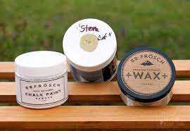 The second section is a kitchen taught painting with a sprayer and sealing with poly. Quick Kitchen Cart Makeover With Bb Frosch Chalk Powder