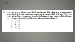 Maybe you would like to learn more about one of these? Soal Perbesaran Mikroskop Tanpa Akomodasi Masnurul