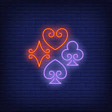 Download Playing Card Suits Neon Sign For Free Neon Signs Neon Wallpaper Neon