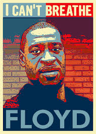 George Floyd Poster FENGJJ 2pcs I Cant Beathe Geoge Floyd Collectible Gold  George Floyd Creepypasta