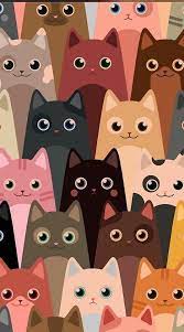 Pin By Anesha Haresh On Images And Illustrations Album No 3 Cat Phone Wallpaper Cat Wallpaper Pattern Wallpaper