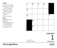 The New York Times Mini Crossword Puzzles 2020 Day To Day Calendar Fagliano Joel Amazon Com Mx Libros