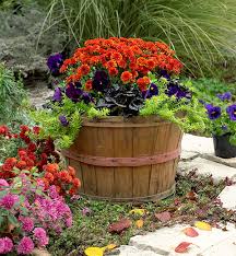 Another wonderful flower pot idea is to cover up your pots is to use laces or doilies. Fall Flower Pot Ideas Garden Gate