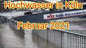 Auch in köln führt der rhein hochwasser. Hochwasser In Koln Im Februar 2021 Rhein Altstadt Schokoladenmuseeum Promenade Rheinpegel Youtube