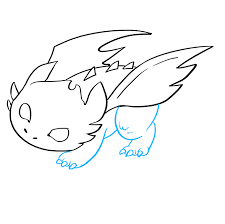 Contour toothless the dragon, trying to vary the thickness and darkness of the line. How To Draw Toothless From How To Train Your Dragon Really Easy Drawing Tutorial