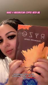 #CapCut This coffee was sooo fire yall 😭 excited to swap this out for my  iced coffee 💕 #fypage #dallastx #fypシ゚viral #trending #trend #viralvideo  #mushroom #mushroomcoffee #ryze #makecoffeewithme ...