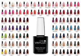 Vinylux Nail Polish Color Chart