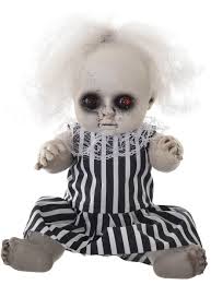 Nightmare on 13th haunted house's best boards. Baby With Light Up Red Eyes Prop 30cm Evil Doll Halloween Decoration