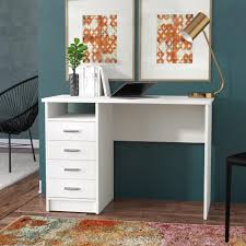 The bedroom is our boudoir, the room where we relax and read, lounge with our family members black is a color often underused in bedroom decor, but it can add a dignity and depth to the room. White Desks You Ll Love In 2021 Wayfair
