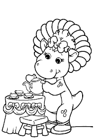 It can be a positive thing to encourage coloring favorite too. Barney Coloring Pages