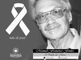 Institucional: Nota de pesar pelo falecimento de Manuel Fontes, O Pupilo  das Musas