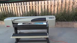 You may also find other information about hp designjet printers, associated software and support at this hp web site. Hp Designjet 500ps 42 Inkjet Color Printer Plotter Working W Printhead Ink Youtube