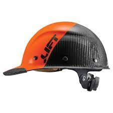 Lift Safety Dax Fifty 50 Carbon Fiber Full Brim Hardhat