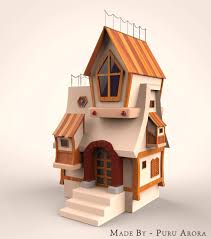 Download in under 30 seconds. Artstation 3d Cartoon House Puru Arora