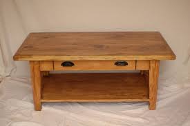 Accent your living room with a coffee, console, sofa or end table. Buy Custom Reclaimed Heart Pine Coffee Table With Drawer And Shelf Made To Order From Furniturexdesign Custommade Com