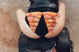 Pizza Porn. Sexy Nude Lady. Minimal Fashion Art. Stock Photo, Picture and  Royalty Free Image. Image 136979349.