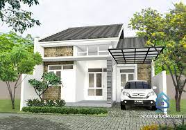 Anda bisa melihat contoh gambar diatas, dengan perpaduan dan kombinasi 3 warna yaitu putih, grey dan coklat, sebuah rumah minimalis sederhana pun dapat terlihat lebih modern. Rumah 8x15 Minimalis 1 Lantai Jasa Desain Rumah Online