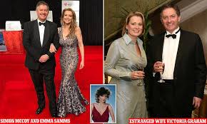 The gift that keeps giving. Eden Confidential Bbc News Anchor Simon Mccoy Finds Love With Dynasty Pin Up Emma Samms Daily Mail Online