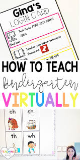Distance Learning Tips For Kindergarten Teaching With Heart Distance Learning Teaching Teaching Kindergarten