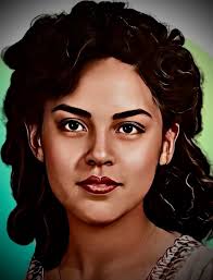 Guera and her children. Dad is close by.