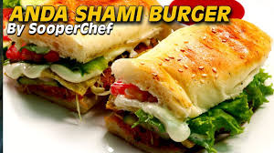 Anda Shami Burger Recipe Homemade Burger Recipe Street Food Sooperchef Homemade Burger Recipe Burger Recipes Homemade Burgers