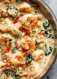 Recette Crevettes Toscanes Au Beurre Cremeux A L Ail Recettes De Cuisine Recette De Crevettes Recette Pate Crevette