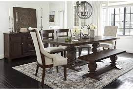 Many styles, sizes, colors & decor to choose from. Millennium Hillcott 395279889 8 Pc Table 2 Uph Arm Chairs 4 Side Chairs And Server Set Sam Levitz Furniture Dining 7 Or More Piece Sets