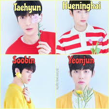 4 Members Revealed They Re All Holding Flowers Too This Might Be Hinting To The Debut Song I Wonder What Concept They Will Do Txt Txt Songs K Pop Music