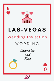 How To Word Your Las Vegas Wedding Invitation In 2020 Vegas Wedding Invitations Las Vegas Wedding Invitations Wedding Invitation Wording