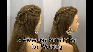 Virtual wedding hairstyles try different wedding hairstyles on a photo of yourself with virtual hair styling software. Beautiful Open Hairstyle For Wedding Or Party Easy Hairstyles Youtube