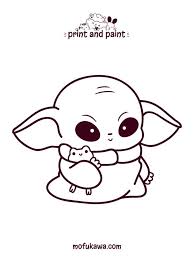 Keep little ones occupied during thanksgiving dinner with these free printable turkey coloring pages. Baby Yoda Coloring Page Easy Magicaldreams Newrise