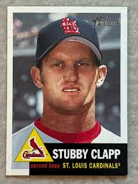 2002 Topps STUBBY CLAPP Baseball's Most Funny Name & Awkward Pose Card #331