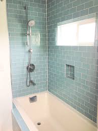 4x12 Subway Tile Shower Luxury 27 Great Small Bathroom Glass Tiles Ideas Glass Subway Tile Bathroom Glass Tile Bathroom Glass Tile Shower