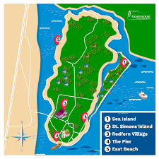 Georgia public fishing areas map. Georgia S Golden Isles Maps Lighthouse Vacations