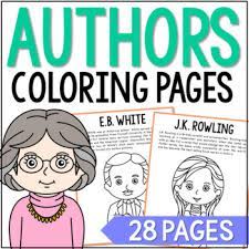 Buy the selected items together. Famous Authors Coloring Pages Biography Posters Library Decor