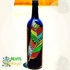 Bottle Art Beer Bottle Art Bottle Painting Glass Bottles Art