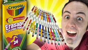 Amazon.com: Crayola Erasable Colored Pencils (24ct), Kids Coloring Pencils  for Coloring Books, Assorted Colors, Arts & Crafts Supplies, Gifts, Ages 6+  : Toys & Games